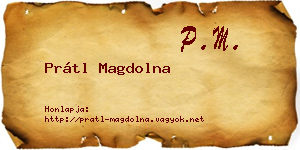 Prátl Magdolna névjegykártya
